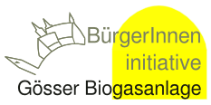 Logo BuergerInneninitiative - Gösser
       Biogasanlage